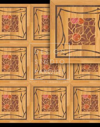 Модульный паркет Regina Maria Curved Line MOD-DS126-K
